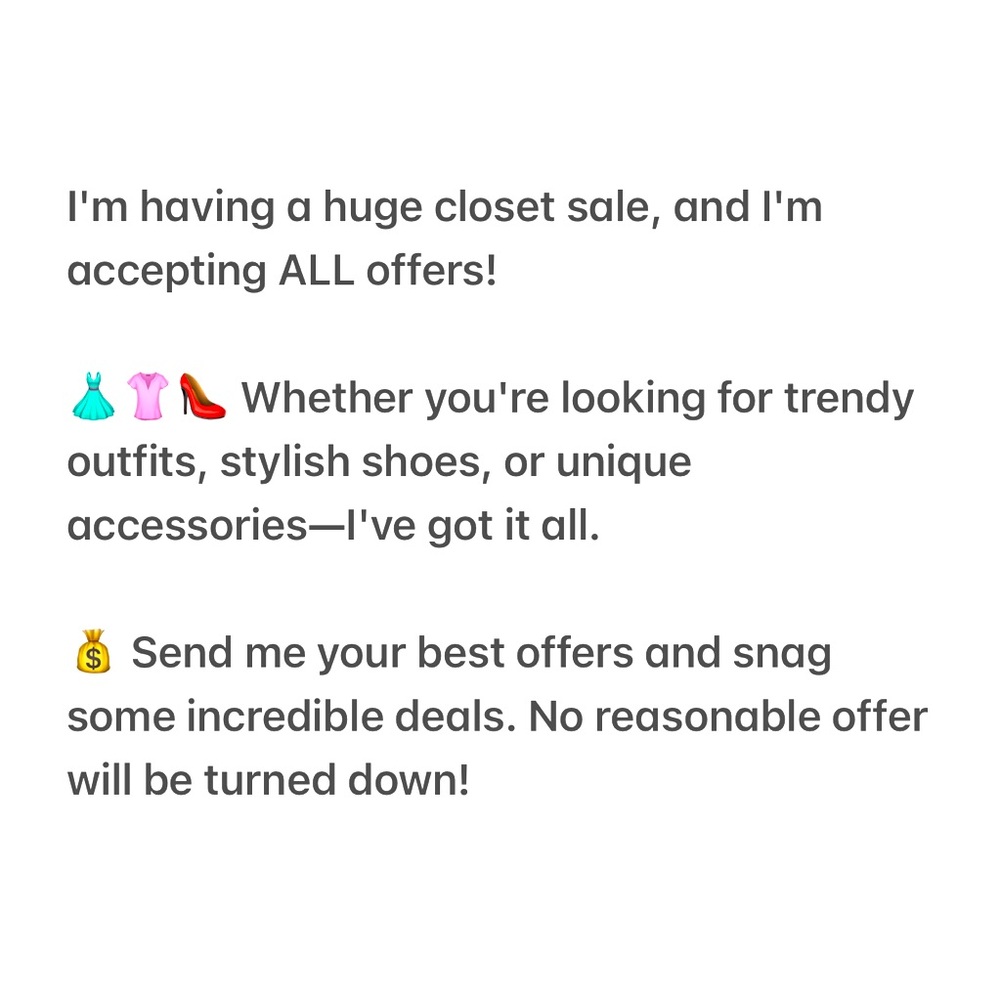Trendy Closet Sale